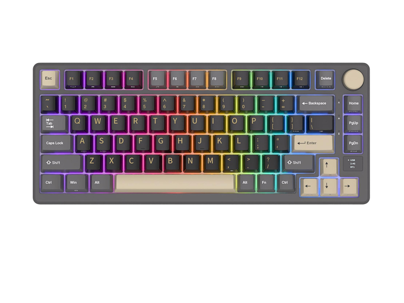 Royal Kludge RK-M75 Phantom K Silver switch